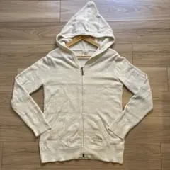 gelato pique フード付きカーディガン アイボリー