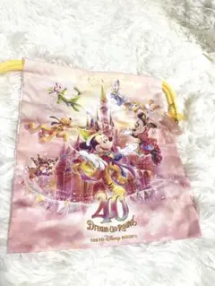 東京ディズニーランド40周年 きんちゃく