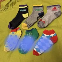 Puma・Adidas キッズ靴下3足セット 21.23cm