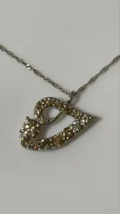 ★★プラチナ✨ハートネックレス★0.5ct★★トップのみ★★