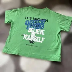 バスケットボール柄 半袖Tシャツ グリーン