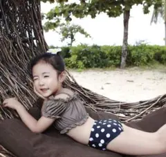 新作 水着 セパレート ビキニ 女の子 オフショル 帽子 3点セット 100