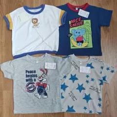 ③新品　８０センチ　男の子　半袖　Tシャツ　４枚セット　かっこいい