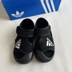 adidas キッズ サンダル ブラック 黒 15cmのサムネイル