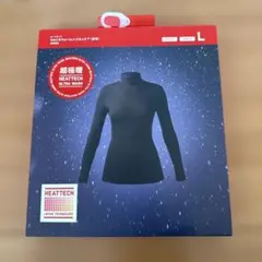 HEATTECH 超極暖 ハイネックTシャツ L ブラック