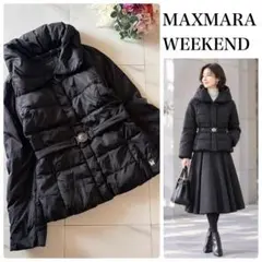 WEEEKEND MaxMaraスタンドカラー ダウンコート 44 - メルカリ