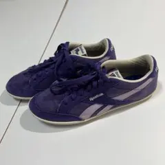 蒼*ʔ様 リーボック　ホワイト　紫　パープル　25 アディダス　NIKE ユニクのサムネイル
