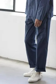 STILL BY HAND MELANGE FACE ベルテッドパンツのサムネイル