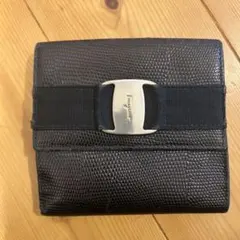 フェラガモ/Ferragamo　レザー 二つ折り財布のサムネイル