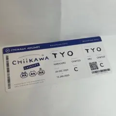 Chiikawa Airlines ボーディングパス ちいかわ