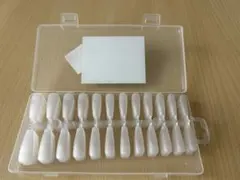 クリアネイルチップ ケース付き