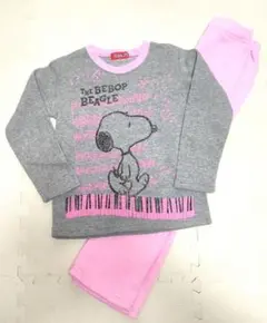 スヌーピー 裏起毛パジャマ 130cm