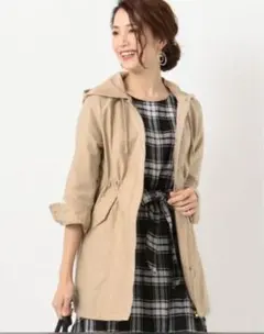 ANY SIS 【洗える・2WAY】ライト モッズ コート