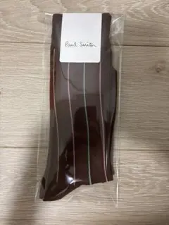 Paul Smith ブラウン ストライプ ソックス