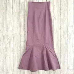 スナイデル SNIDEL ハイウエスト ヘムフレアスカート 【M】 スリット