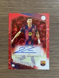 Robert Lewandowski 直筆サインカード 5シリアル - メルカリ
