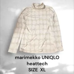 marimekko UNIQLO heattech長袖タートルネックTシャツXL