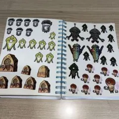 なめこ栽培キットキャラクターシールセット シール帳完成品