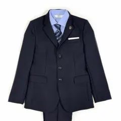 ワルツバイビームスデザイン フォーマルスーツ 4点セット ネイビー 160