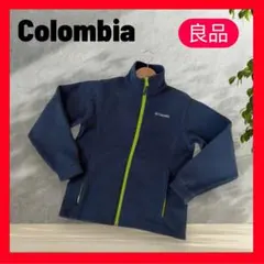 良品✨Columbia キッズ フリースブルゾン ネイビー 160相当大人もOK