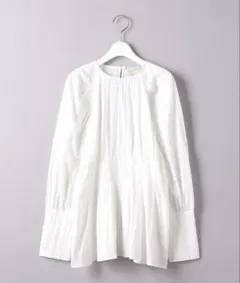 UNITED ARROWS タック パフスリーブ ブラウス