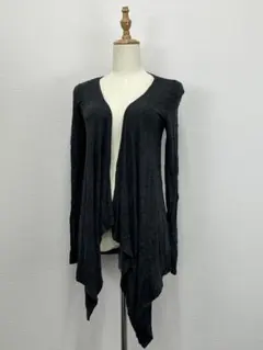 H＆M　グレー系　レディース　薄手オープンカーディガン【中古】D28のサムネイル