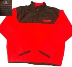 希少　USA製　OLD Champion フリース　ヴィンテージ　ハーフジップ