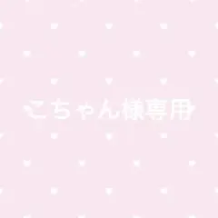 こちゃん様専用ページ