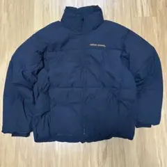 ネイビー ダウンジャケット ジップアップ メンズ ストリート