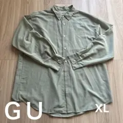 長袖シャツ カーキ XLサイズ
