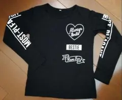 長袖Tシャツ　女の子150　黒