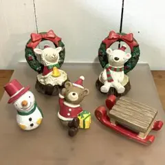 ノーティアニマル　クリスマス　置物　飾り