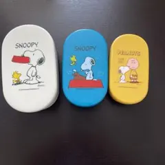 SNOOPYお弁当箱3個セット　大中小コンテナタイプ