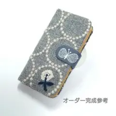 ✿完成参考 タンバリン 手帳型スマホケース ミナペルホネン - メルカリ