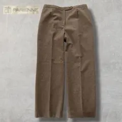 ワイドパンツ センタープレス アンゴラ混 カシミヤ混 上質素材 日本製 11号