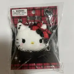 ハローキティヘアクリップ　前髪クリップ　Sweet Rock 'n' Check