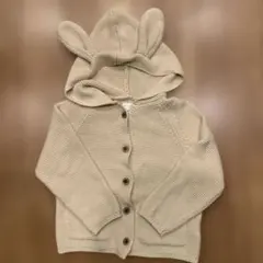 tête à tête ウサギ耳ニットカーディガン 100