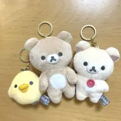 リラックマ NEW BASIC ぶらさげぬいぐるみ　キイロイトリ　コリラックマ