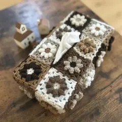 かぎ針編み＊ティッシュボックスカバー(50)