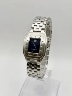 稼働品 YSL イヴサンローラン 腕時計 ネイビー文字盤 5920-H18318 