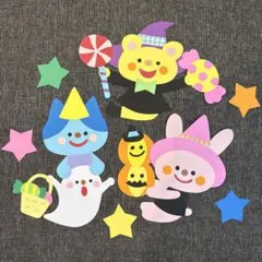 壁面飾り　⭐︎楽しいハロウィン☆