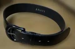 アナイ　黒エナメルベルトのサムネイル