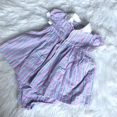 Ralph Lauren ベビー ワンピース 6M ストライプのサムネイル