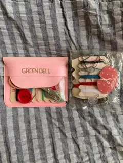 昭和レトロ GREEN BELL 携帯用ソーイングセット 裁縫セットグリーンベル