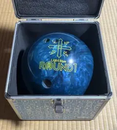 ROUND1 AQUA BLUE ボウリングボール 14ポンド 中古 - メルカリ