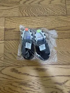 未使用 黒白チェック スニーカー　15cm BREEZEのサムネイル