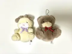 Bleu Bleuet あの頃のともだちぬいぐるみ　くま　いぬ ガチャガチャ