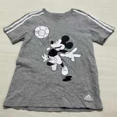 adidas ミッキーマウス Tシャツ グレー 140cm