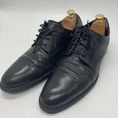 コールハーン GRAND.OS レザーシューズ 黒 ストレートチップ ビジネス