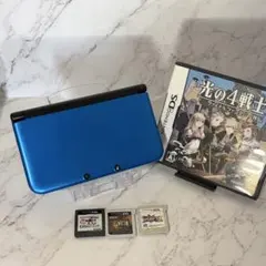 【動作品・付属品付き】ニンテンドー 3DS LL ブルー ブラック 3DSLL